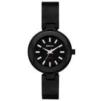 在飛比找PChome24h購物優惠-DKNY 魅力潮流時尚陶瓷腕錶(黑)