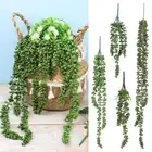 String Simulation Hanging Greenery Plants Wall Artificial Succulents Pearls
