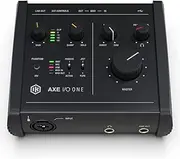 IK Multimedia AXE I/O ONE, Compact USB audio interface with Z-TONE advanced guitar tone shaping. USB-C connector. Comes with TONEX SE and AmpliTube 5 SE