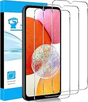 [LYWHL] 3 Pack for Samsung Galaxy A14 5G Screen Protector, Tempered Glass HD Clear 9H Hardness Protective Film for Galaxy A14, Anti-Scratch Bubble Free Easy Install Case Friendly - Transparent