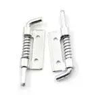 Galvanized Iron Spring Latches Suitable for Warehouse and Kitchen 10 Pack