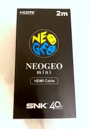 Brand New Unused SNK NEOGEO mini HDMI Cable 2M Japan International NEO GEO