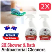 2x Shower & Bath Cleaner Spray 750mL Antibacterial Disinfectant Au Stock