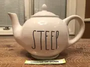 Rae Dunn STEEP Teapot Tea LL VHTF *Brand New