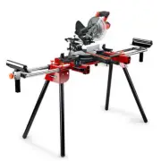 NNEMB 210mm Sliding Compound Mitre Drop Saw and Adjustable Stand Combo