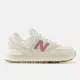 【NEW BALANCE】女 休閒鞋 運動 經典 復古 B楦 NB 574 緩震 麂皮 乾燥玫瑰(WL574QC2)