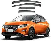 FUWKAIZS Window Visor Compatible for Nissan Note E13 2021-2022+ Vent Ventvisor Wind Deflectors Visors Guard Shades Visor Door