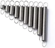 10Pcs 304 Stainless Steel Dual Hook Small Tension Spring Wire Dia 0.3-0.5mm Outer Dia 3-6mm Length 10-60mm(55mm,4mm)