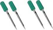 Toddmomy 2sets Cereal Sampling Tool Metal Grains Powder Sampler Sharp Sampling Head Easy to Clean 2pcs*2