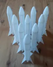 10 pack Model rocket. Bulk buy, super fast and high flying. Oz made Rocketry