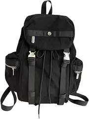 [ａ aternee] Men Women Backpack Portable Knapsack for Holidays Daily Camping Backpacking Gift