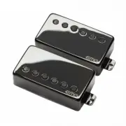 EMG 57/66 Humbucker bridge / Neck Alnico Guitar Pickups Set, Black Chrome