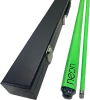 GRAFEX NEON GREEN Graphite multi-weight system Pool Snooker Billiard Cue and Black Cue Case