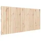 Solid Pine Wood Headboard Bed Frame Head Wall Bedhead Natural Double Size 140cm