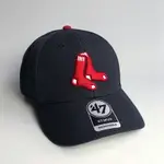 美國百分百【全新真品】47 BRAND MVP 大聯盟 帽子 MLB 紅襪隊 棒球帽 配件 LOGO 深藍 AD83