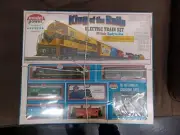 VINTAGE MODEL POWER KING OF THE RAILS ELECTRIC TRAIN SET HO SCALE NEW 1977 RARE