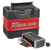 Projecta PH125 12V Portable Power-Hub & IC1000 12V Automatic 10A 7 Stage Battery Charg