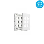 HPM Excel Life 6 Gang Grid and Plate | ED770/6GPLWE