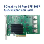 PCIe x8 to 16 Port SAS SATA 6Gb/s Expansion Card SAS 2116 OEM 9201-16I