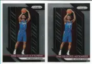 2018-19 Panini Prizm Shai Gilgeous-Alexander #184 Rookie RC x2