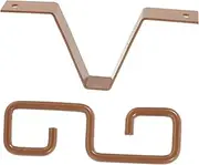 Rain Chain Anchor for Gutter Drain Adapter Hook Retainer Clip Metal Rain Chain Part