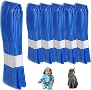 6Pcs Refill Films for Nappy Bins, Thickened Nappy Bin Bags, Newborn Baby Diaper Pail Refill Bags, Diaper Pail Refill Bags Set Compatible with Angelcare,Tommee Tippee,Genie,Munchkin