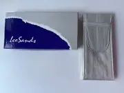 Lee Sands Eel Skin Eyeglass / Sunglass Holder - Gray - New in Box