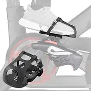 CyclingDeal Bike Bicycle Toe Clips Cage ONLY - Compatible with Peloton Bike & Bike+ Pedals Adapters - Convert Look Delta Pedals to Dual Function Pedals - Ride with Sneakers