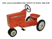 ERTL Allis Chalmers Model 190XT Pedal Tractor New Metal Sign: 12x16" Ships Free