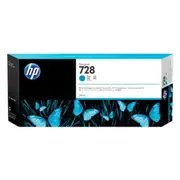 HP 728 300-ml Cyan DesignJet Ink Cartridge