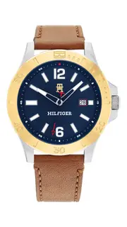 Tommy Hilfiger Ryan Brown and Gold Men's Watch 7613272469159