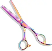 DONGXIUB 6" Colorful Gradual change Stainless Thinning Scissors Barber Hair Styling Hairdressing Haircut Shears
