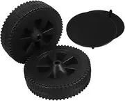 Bbq Grill Wheel Replacement 7 Inch Plastic Swivel Caster Wheels Easy Install for Gas Grills Carts