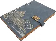 BCOATH Elegant Pu Leather A5 Notebook Lined Journal Notebook for Women Travel Journal Planner for Friends Family
