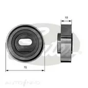 Gates Timing Belt Tensioner Pulley - T41013