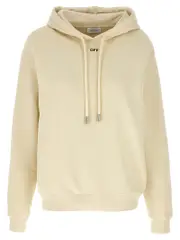 [Off-White] Off-White-Rose Valley Felpe Bianco-Donna L White