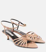 [Victoria Beckham] Victoria Beckham 50 leather sandals AU 8 beige