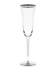10 Strawberry Street Windsor Set of Four 6oz Flute Glasses