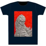 Shinji Nishikawa Godzilla Nihyakutai Dark Navy LTD T-Shirt TOHO Godzilla Store
