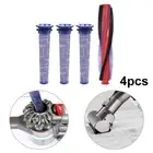 For Dyson V6 DC58 DC59 SV03 DC62 DC61 Vacuum 225mm Roller Brush Bar Pre Filter