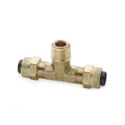 Parker 172P-5-2 Brass 5/16" Compression x 1/8" Male NPT Branch Tee