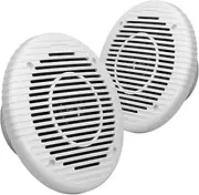 6.5" Marine and Spa Waterproof Speakers, 200W High-Power Sound, UV and Corrosion Resistant for Boats, RVs, Cars, Hot Tubs, (White)