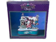 VTG Mistletoe Magic Here Comes Santa Animated Musical Barn Reindeer Children NIB