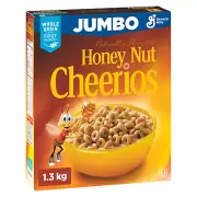 Honey Nut Jumbo Cereal, 1.3Kg/45.85Oz, (Imported from Canada)