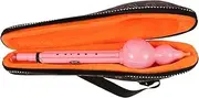 KAILIKETIY Hulusi Soprano Flute for Beginners Durable Flat Recorder with Chic Storage Case Plastic Instrument for Students Music Practice