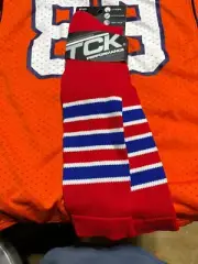 TCK Baseball Socks Medium Adult Red And Blue USA
