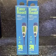 2 X Up & Up - Easy Read Fever Flash Digital Thermometer Flexible Tip