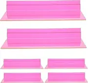 CATIEBYE Modern Shoe Racks 6pcs Plastic Wall Shoe Shelf Organizers for Sneakers Display