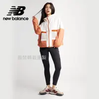 在飛比找蝦皮商城優惠-【New Balance】 NB 風衣外套_女性_橘色/米色