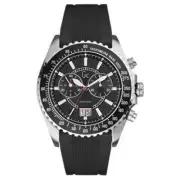 Guess Men's I30005G1 Stainless Steel Chronograph Watch - Black